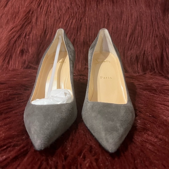 Christian Louboutin Clare 80 Suede Heels - Picture 3 of 9